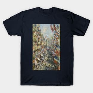 The Rue Montorgueil by Claude Monet T-Shirt